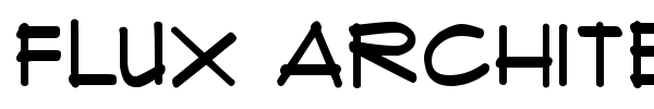 Flux Architect font preview